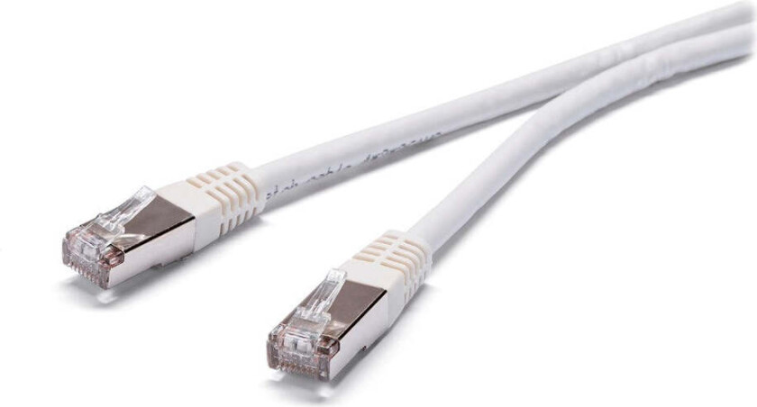 Nettverkskabel RJ45 Cat 6 M-M - 5m Hvit
