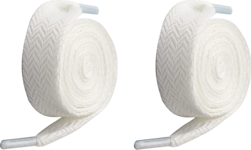 Flate skolisser - 2 par White