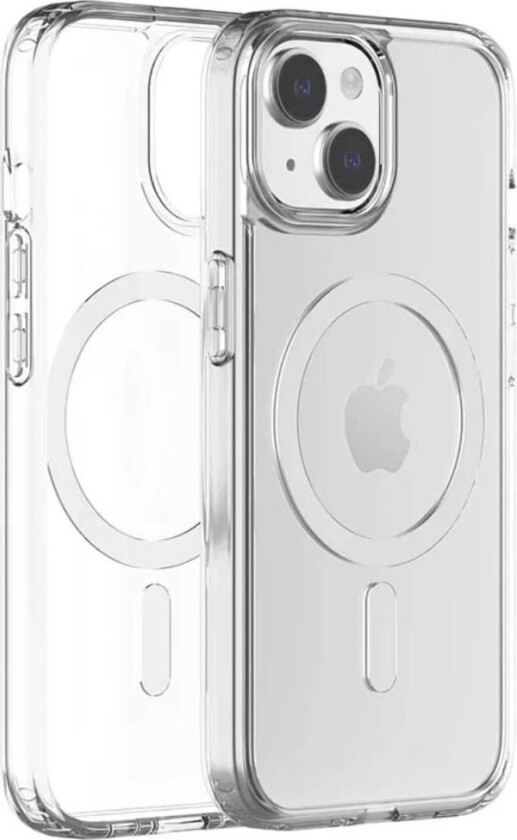 iPhone 15 Magsafe Mobildeksel Gjennomsiktig