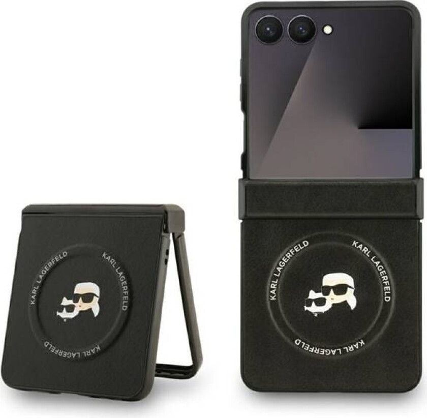 Karl&Choupette Pins MagSafe-etui til Samsung Galaxy Z Flip 7 - Svart