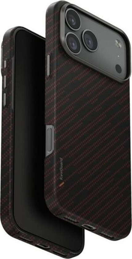 Uniq Keva EDGE Magclick-ladeveske for iPhone 17 Pro Max - Oransje