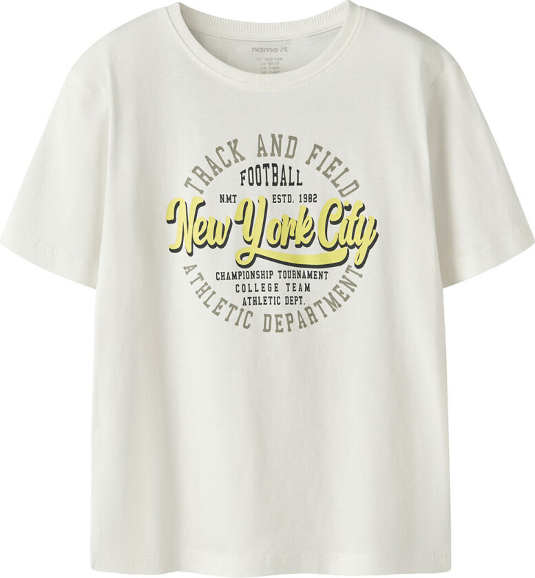 T-skjorte - NkmVilogo - Cloud Danser/New York City - - 7-8 år (122-128) - T-skjorte