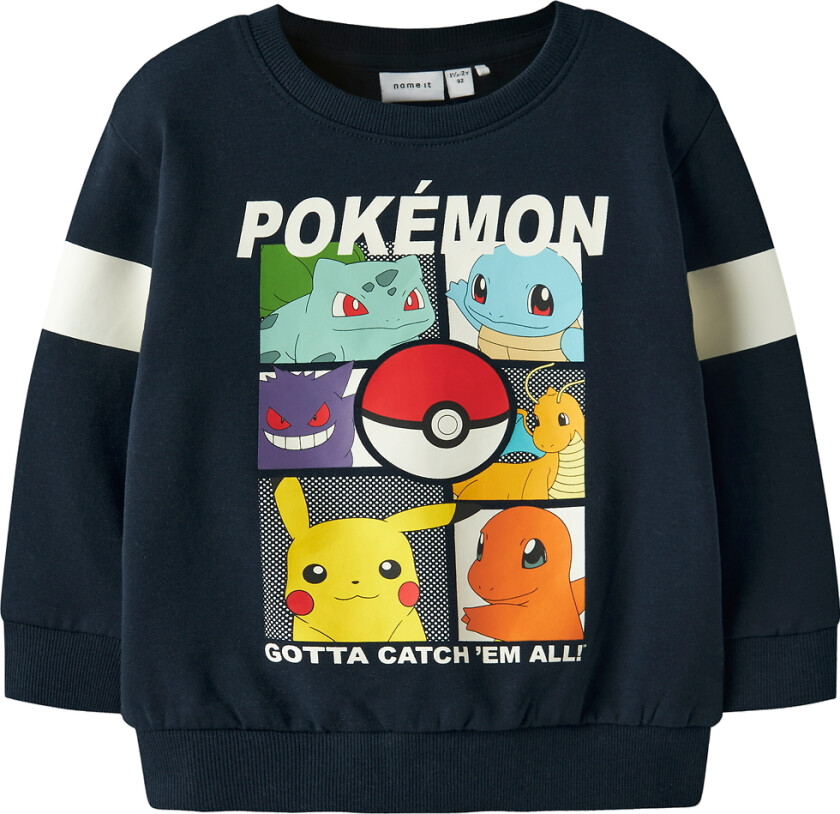 Collegegenser - Noos - NmmJussy - Pokémon - Navy Blazer - - 3 år (98) - Collegegenser