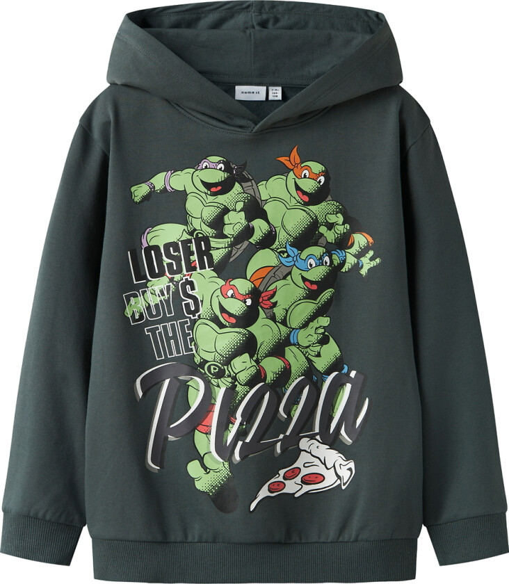 Hettegenser - NkmDaim - Turtles - Urban Chic - - 11-12 år (146-152) - Collegegenser
