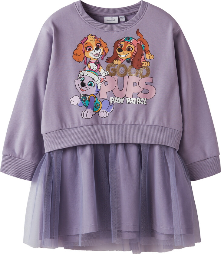 Kjole - NmfJara - Paw Patrol - Lavender Grå - - 4 år (104) - Kjole