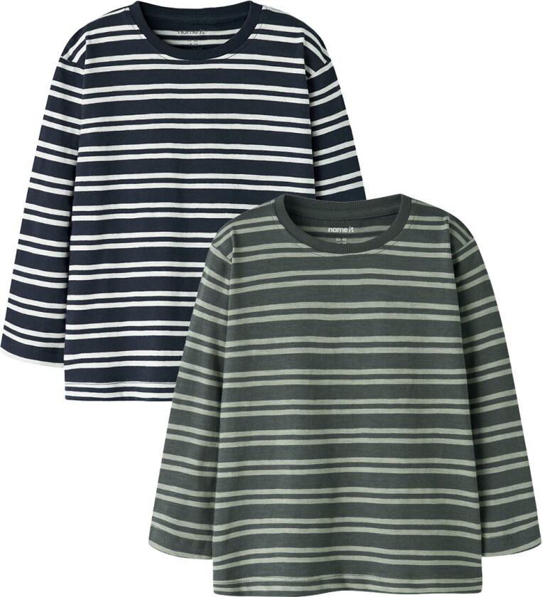 Genser - 2-pack - Nmm skaft - Navy Blazer/Urban Chic - - 4 år (104) - Genser