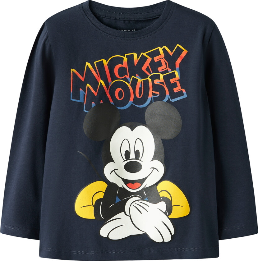 Genser - NmmDaze - Mickey - Navy Blazer - - 3 år (98) - Genser