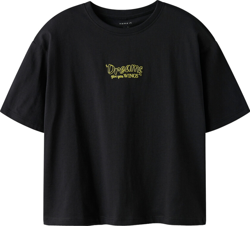 T-skjorte - NkfTatea - Black - - 7-8 år (122-128) - T-skjorte