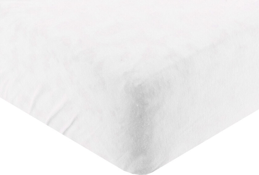 Stretchlaken - Percale - 40x98 cm - Hvit - - OneSize - Laken