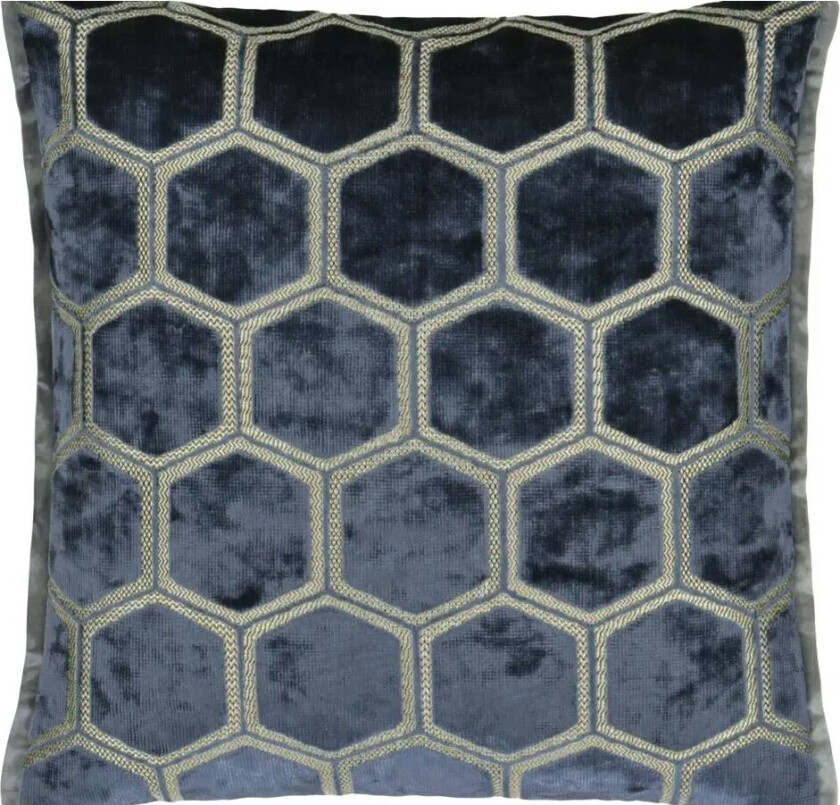 Manipur Pute 43x43 Cm - Pynteputer & Trekk Polyester Midnight - CCDG1067