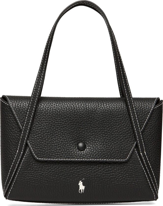 Polo Play Leather Mini Envelope Bag - Black - ONE SIZE