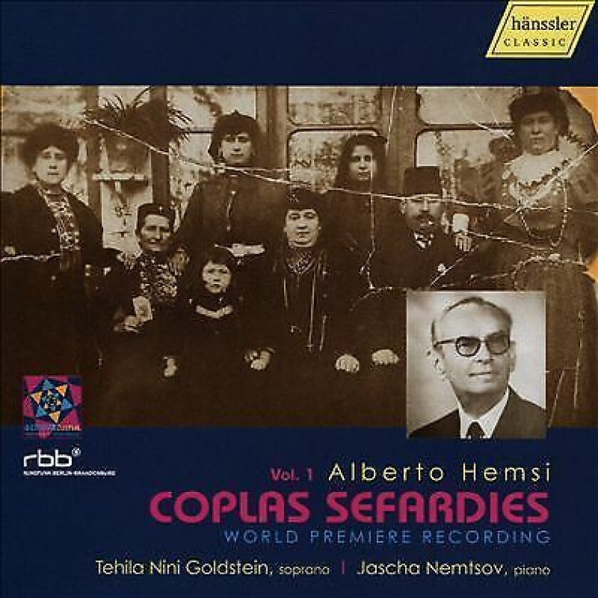Goldstein/Nemtsov : Alberto Hemsi: Coplas Sefardies - Vol. 1 CD