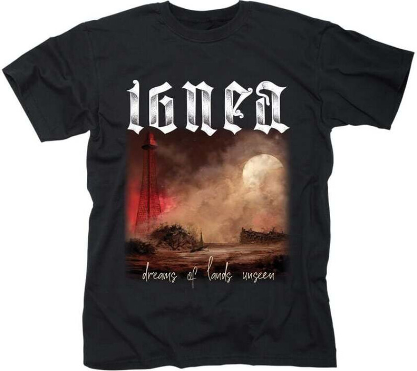 T-skjorte - Dreams of lands unseen - S til XXL - Herrer - svart