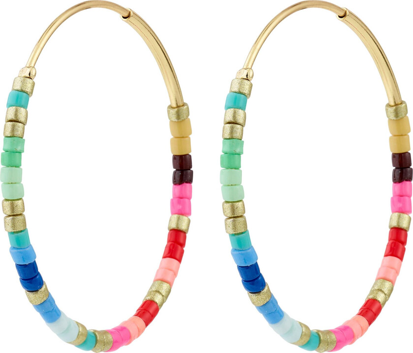 ALISON øredobber multi, gullbelagt