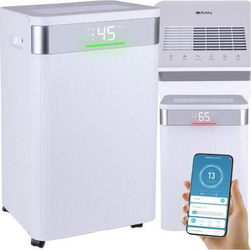 Luftavfukter 20 l/dag – WiFi, hygrostat, timer
