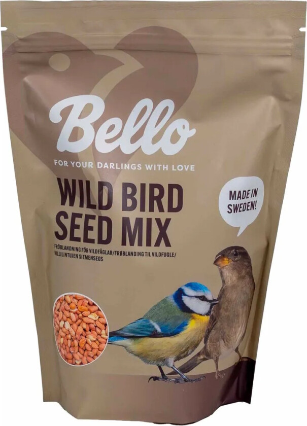 Bello Wild Bird Peanuts uten skall - 800 gram