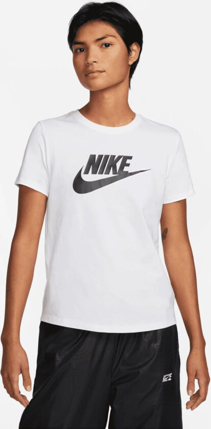 Kortarmet T-skjorte til Kvinner TEE ESSENTL Nike ICN DX7906 100 Hvit