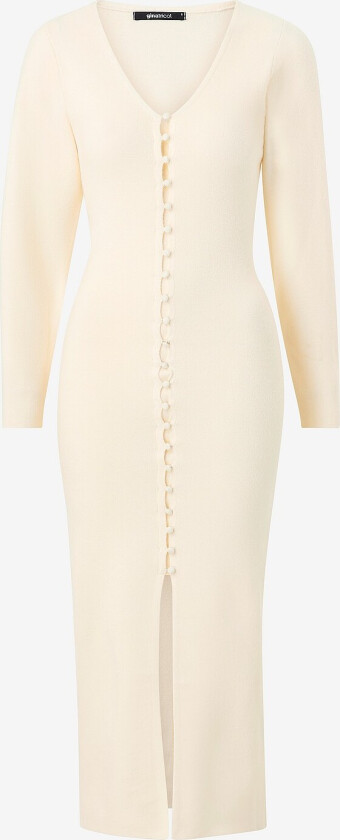 Kjole Shaped Knitted Dress - Natur