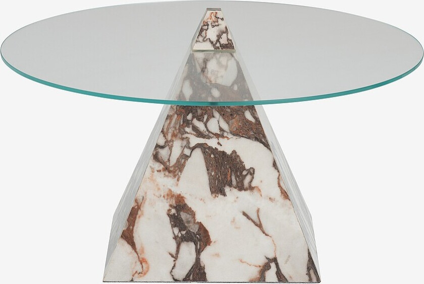 Salongbord Pyramid Ø60 cm - Beige