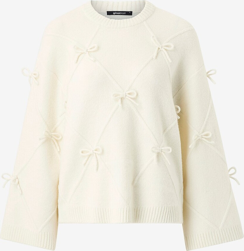 Genser Knitted Bow - Natur