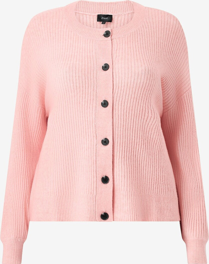 Kardigan cAvista L/S Rib - Rosa