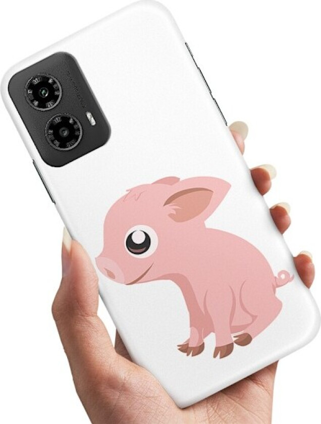 Motorola Moto G35 5G - Deksel/Mobildeksel Minigris