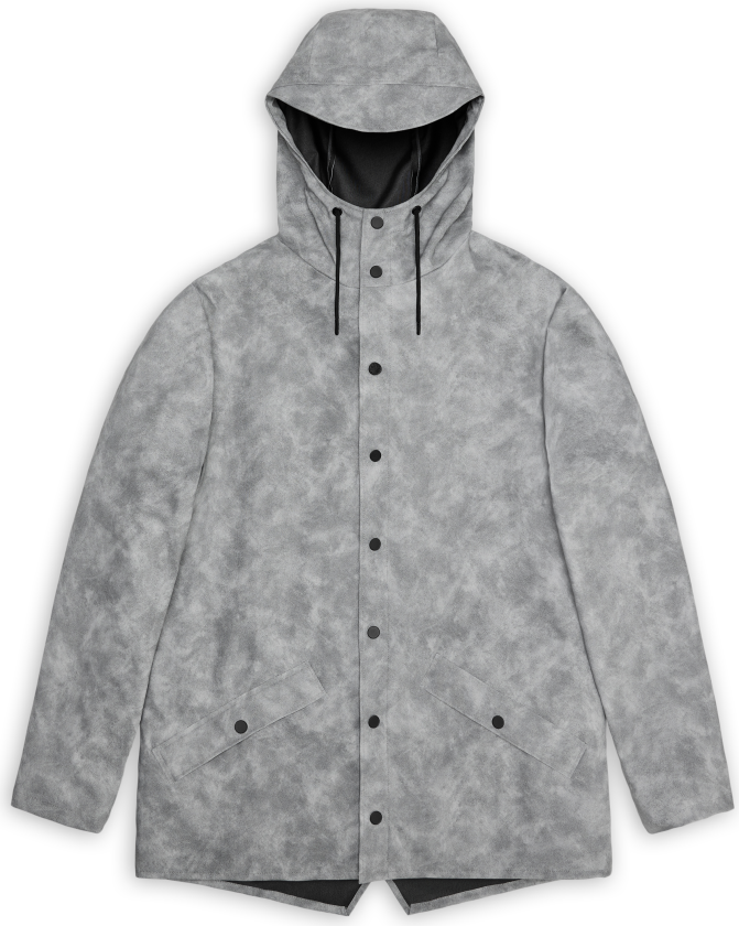 Rains Unisex Jacket Distressed Grey S, Distressed Grey