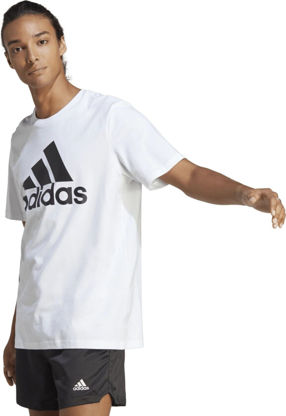 adidas Essentials Single Jersey Big Logo T-Shirt, t-skjorte, herre White