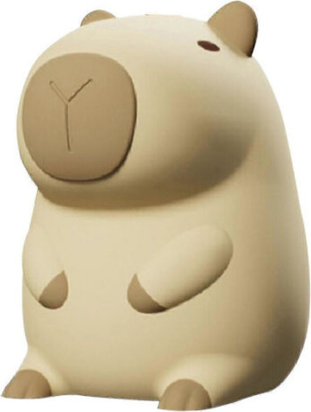 Capybara Nattlampe - USB Oppladbar LED Lampe - Nattbordslampe med Berøring