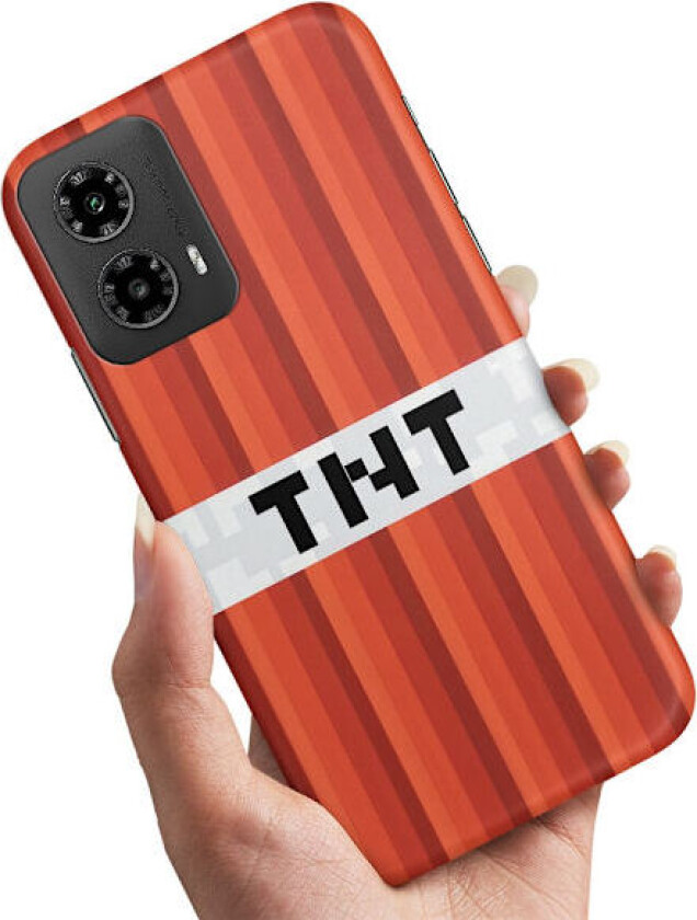 Motorola Moto G34 5G - Deksel/Mobildeksel Minecraft TNT