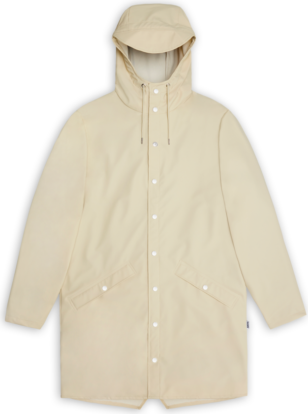 Rains Unisex Long Jacket Dune XS, Dune