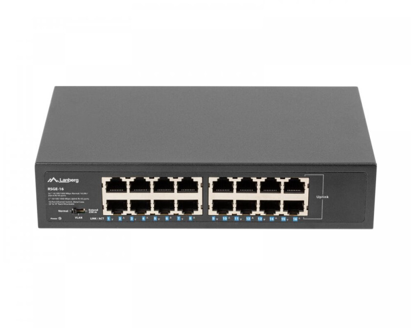 RSGE-16 16-Port Gigabit Unmanaged Rack Switch