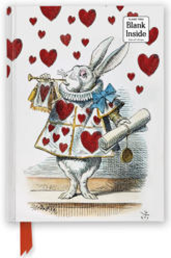 Alice's Adventures in Wonderland: White Rabbit (Foiled Blank Journal)