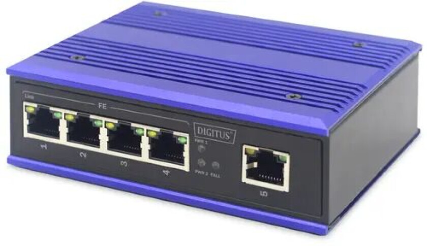 Digitus 5-portars Industrial Fast Ethernet Switch