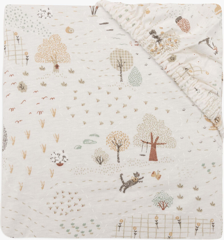 Stretchlaken 60x120, Tiny Park - Laken - 100% Bomull