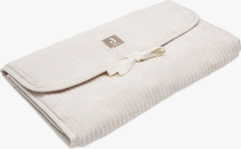 Cloudy Rib Stellematte med Oppbevaringslommer, Oatmeal - Stelleunderlag - 100% Polyester