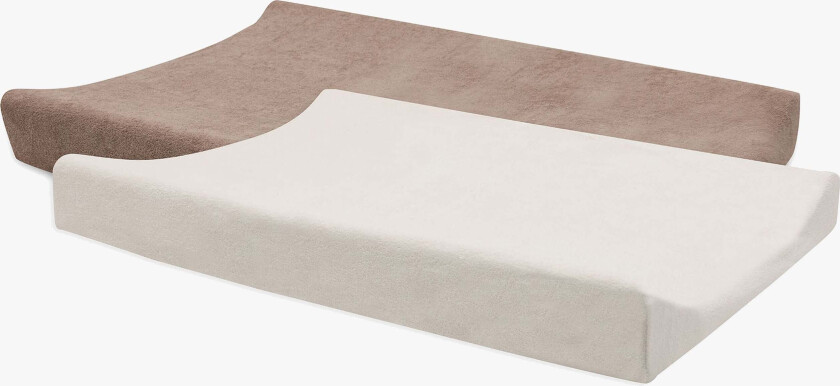 Stellemattetrekk 50x70cm 2-Pakk, Milky Coffee/Ivory - Stellematter - 100% Bomull