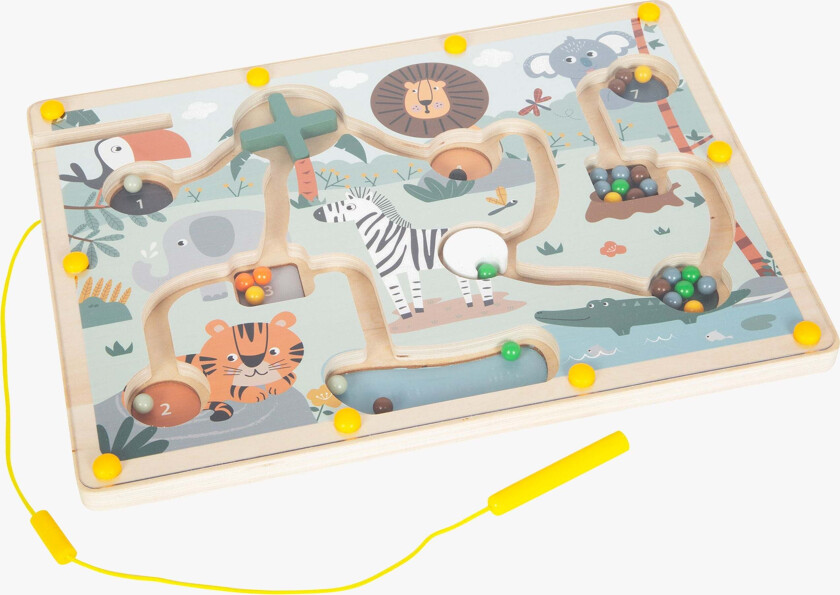 Safari Magnetisk Labyrint - Magnetleker - Tre