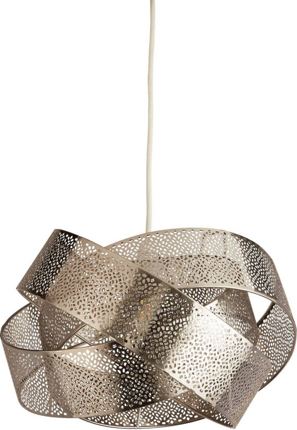 Pendellampe Steffi, grå, metall, Ø 35 cm, E27