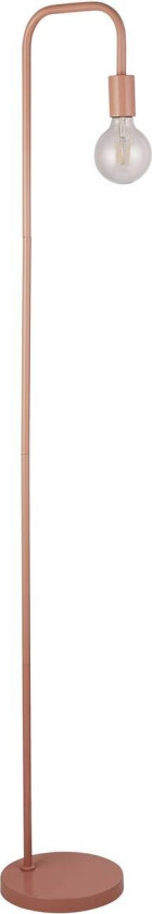 Gulvlampe Amiel, rosa, metall, 155 cm, E27