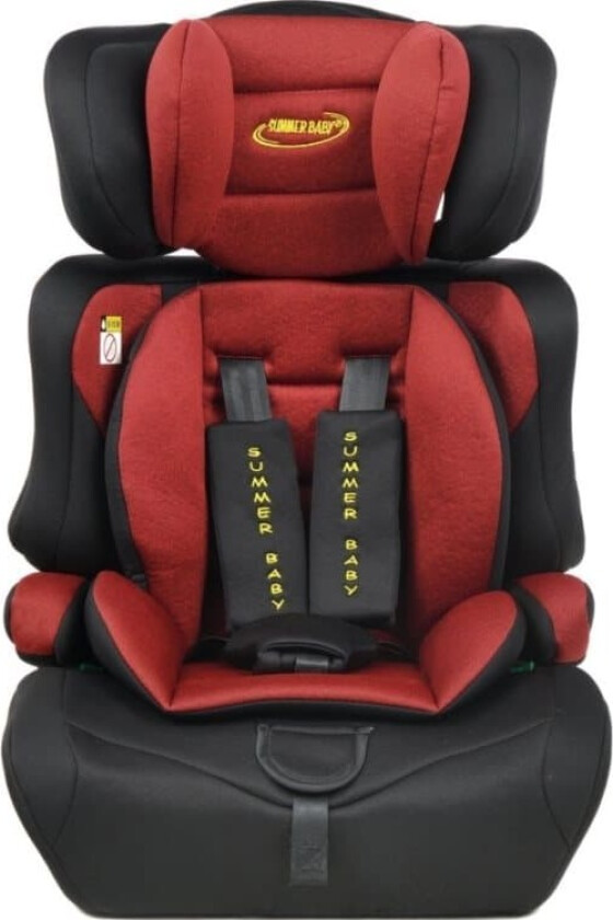 Sommer babybilsete SOMMER BABY Cosmo I-Size Bilsete 76-150cm SVART-RØD