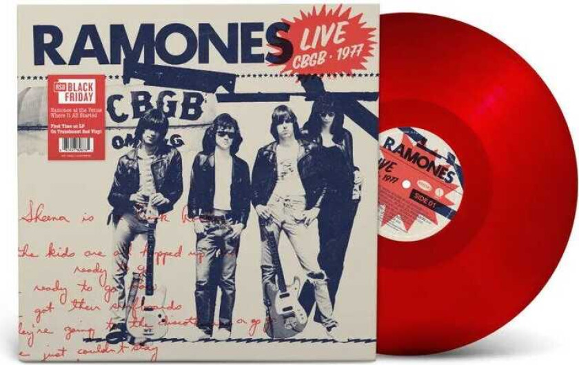Ramones Live CBGB 1977 LP/Vinyl