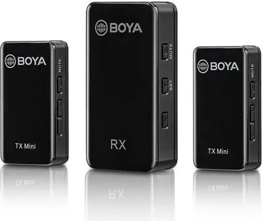 Boya By-xm6-s2 Mini Trådløst Mikrofonsystem