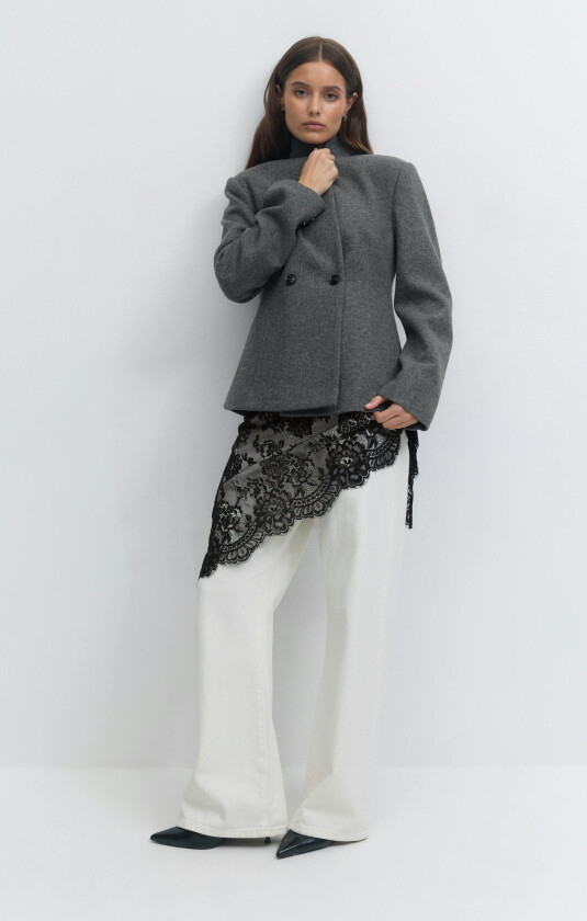 - Lace hip scarf - Skjerf og tørklær - Svart - ONESIZE - Dame