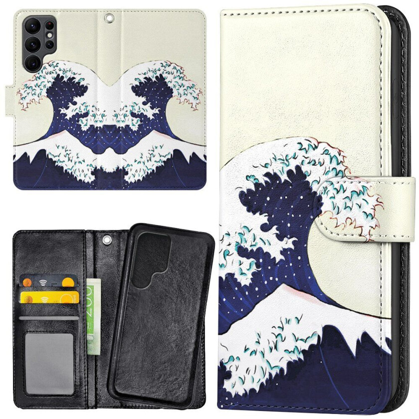 Samsung Galaxy S24 Ultra - Lommebok Deksel Flodbølge