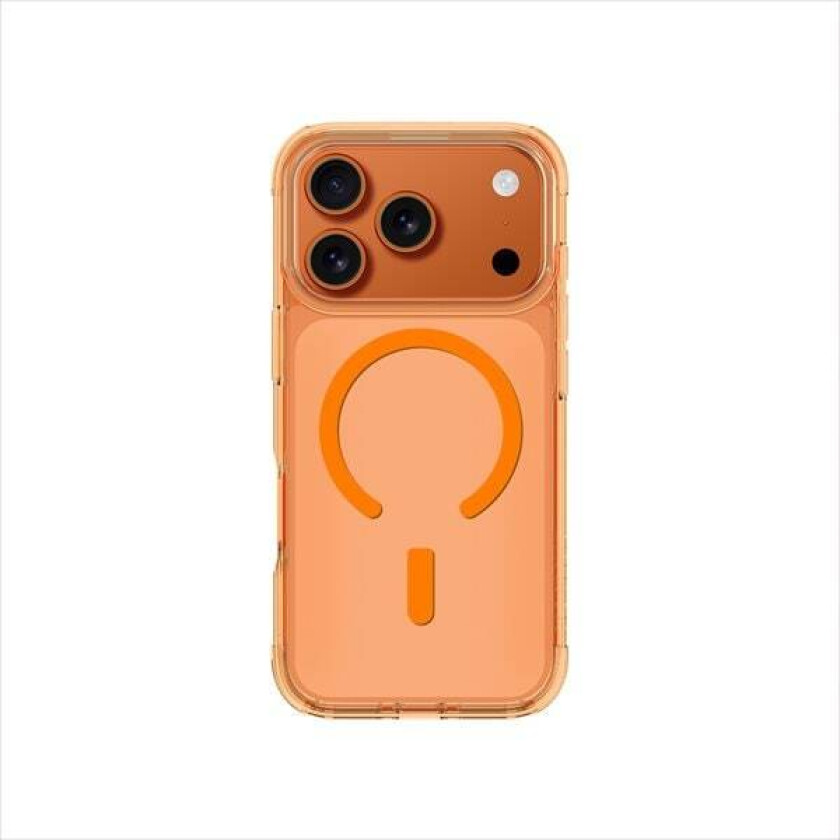 Minimal Mag Case for iPhone 17 Pro Max Kompatibel med MagSafe - Oransje