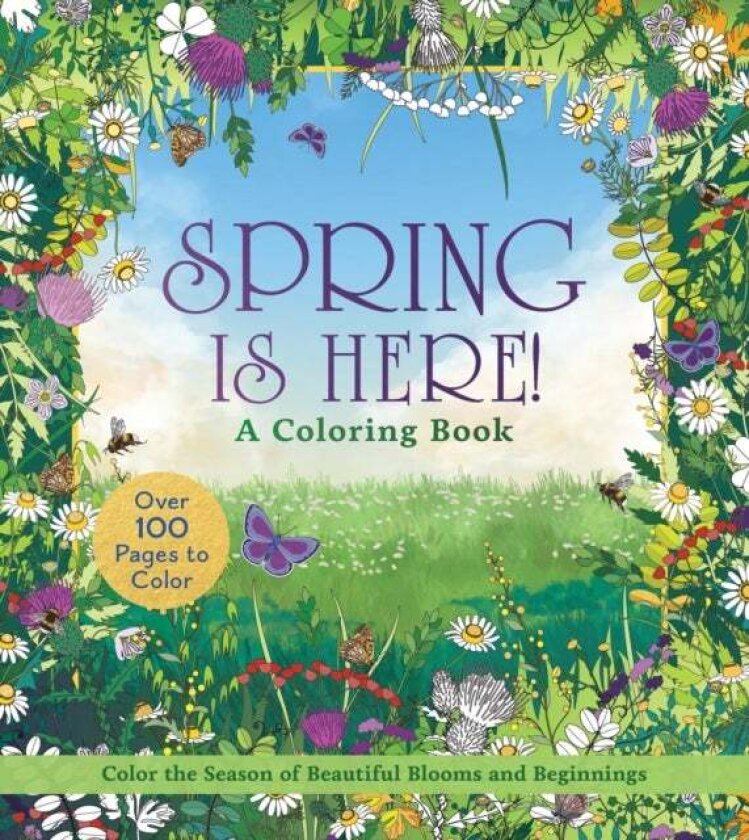 Spring is Here! A Coloring Book av Editors of Chartwell Books