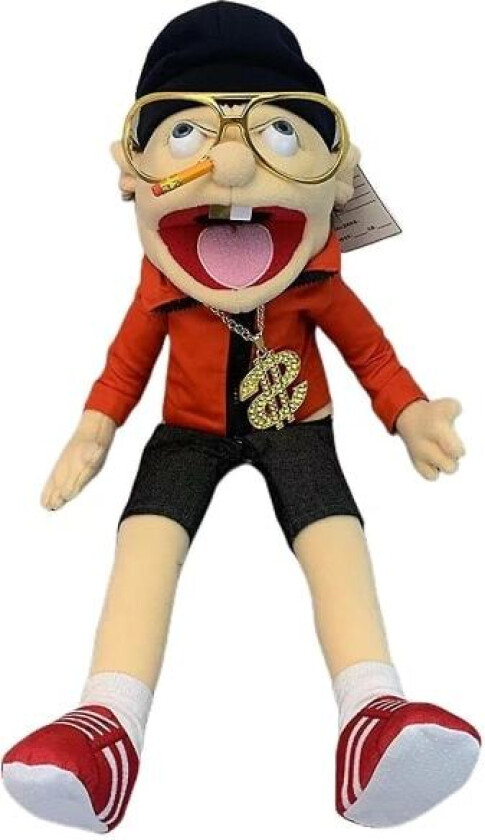 Myk Plysjdukke, Jeffy Dukker Sml Leke, Stygg Morsom Dukkeleke med Bevegelig Munn, For Barn Gutter Jenter Rollespill, Fortellende Jeffy 40CM Jeffy 40CM