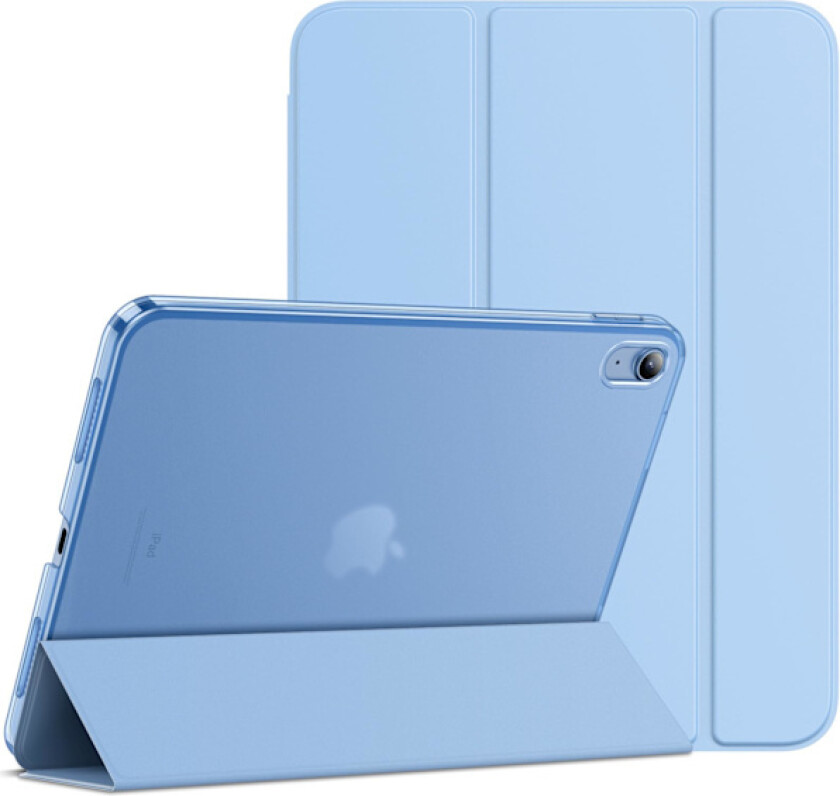 iPad (A16) 11./10. generasjon (2025/2022), Slim Stand Hard Shell-deksel (Blå)