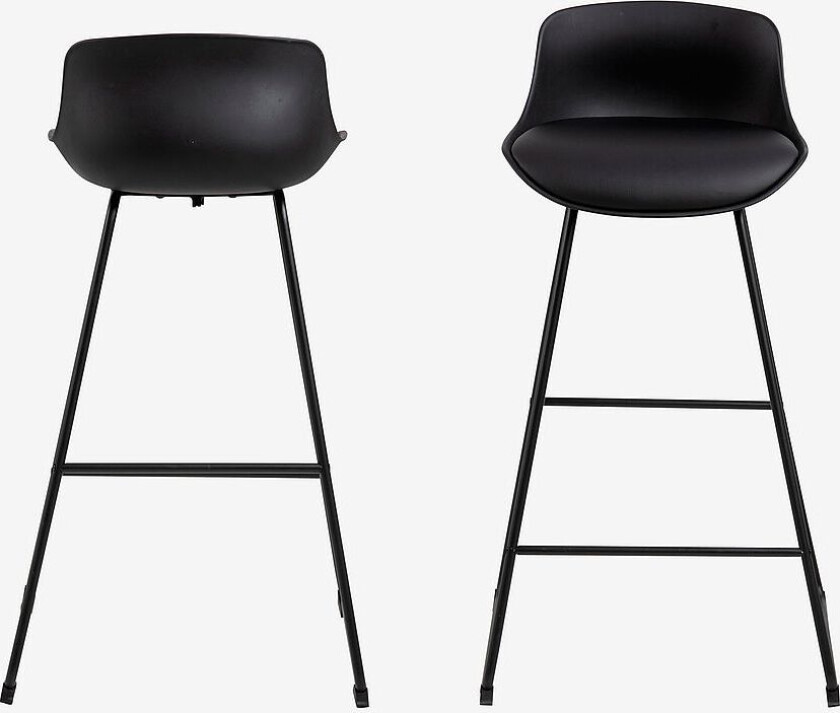 Adina 2-pack barstol, Svart